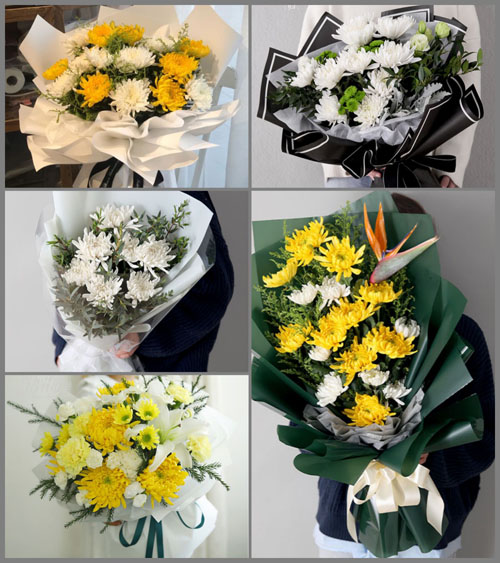 四川成都邛崃市羊安镇永安社区白事花束代送
